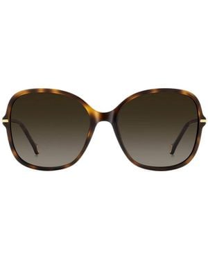Carolina Herrera Square Frame Full Rim Sunglasses - Multicolour