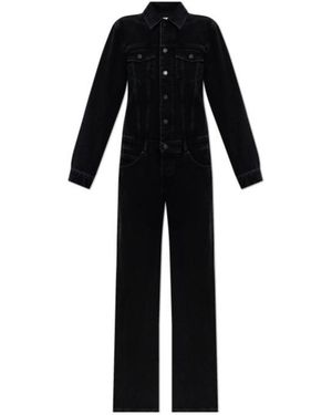 Agolde Raven Denim Jumpsuit - Black