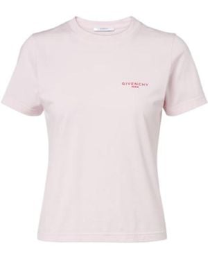 Givenchy Cotton Jersey T-Shirt - Pink