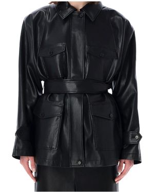 Frankie Shop Long-Sleeve Casual Jacket - Black
