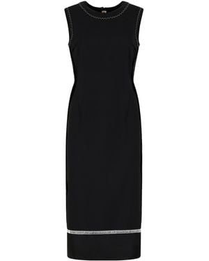 Marni Wool Inside-Out Dress - Black