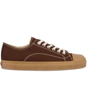 Moschino Low-Top Trainers With Vintage Elements - Brown