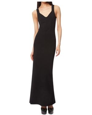 Nina Ricci Corset-Style Maxi Dress - Black