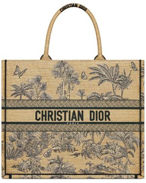 Dior Iviera Large Book Tote - Metallic