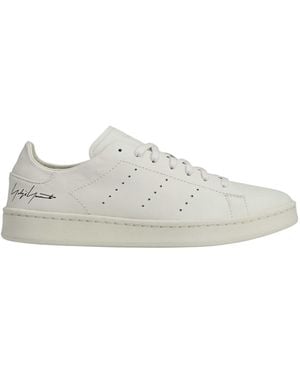 Y-3 Lowtop Leather Sneaker - White