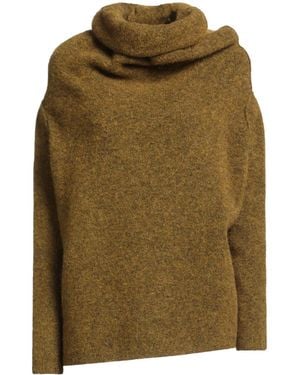 Rick Owens Solid Color Lightweight Turtleneck Top - Green