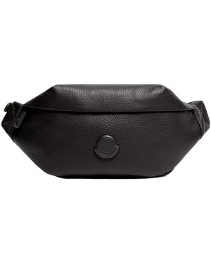 Moncler Logo Patch Belt Bag - Black