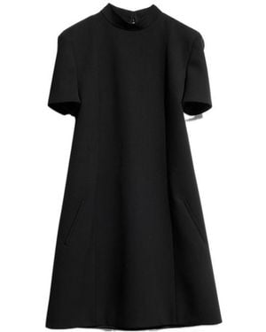 Gucci Fine Silk Faille Dress - Black