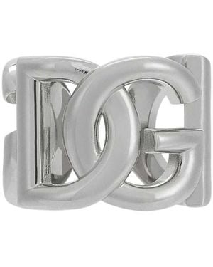 Dolce & Gabbana Dg Logo Ring - White