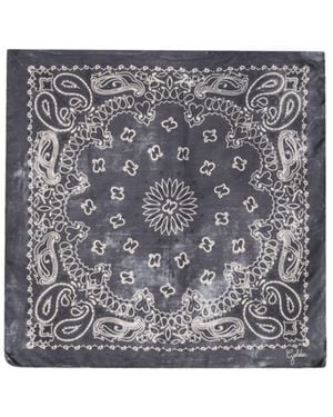 Golden Goose Paisley Printed Scarf - Grey