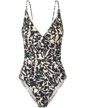 Ulla Johnson Floral-Printed Swimsuit - Black