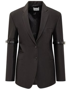 Coperni Hybrid Twill Weave Blazer - Black