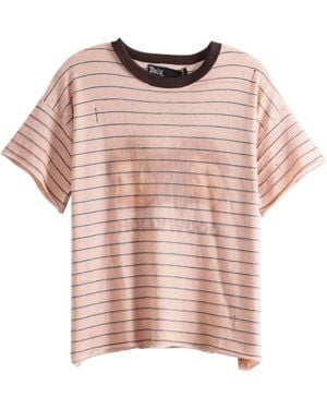 Paly Hollywood Striped T-Shirt - Pink