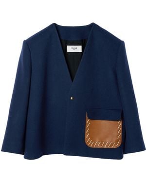 Celine Patch Jacket - Blue