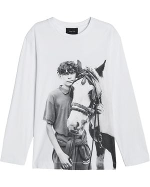Simone Rocha Long-Sleeved T-Shirt - White