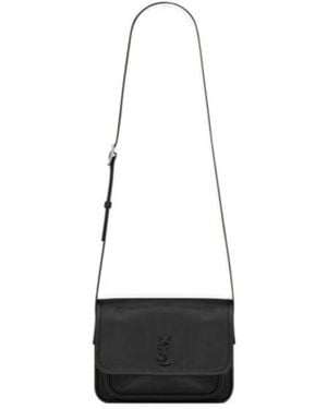 Saint Laurent Niki Logo Shoulder Bag - White