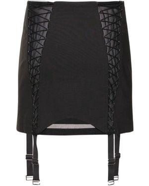 Dion Lee Zippered Skirt - Black