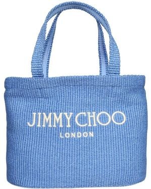 Jimmy Choo Double-Handled Handbag - Blue