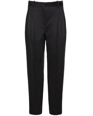 The Row Belt-Loop Casual Pants - Black