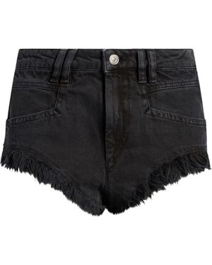 Isabel Marant Denim Shorts - Black