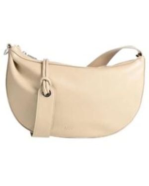 Max Mara Plain Colour Cross-Body Bags - Natural