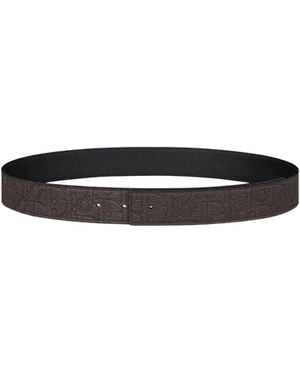 Dior Reversible Belt Strap - White