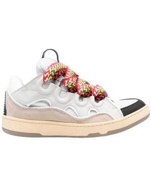 Lanvin Lace-Up High-Top Shoes - Pink