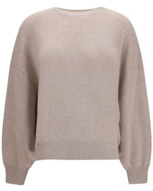 Lisa Yang Veira Ribbed Knit Jumper - Brown