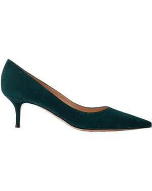 Gianvito Rossi Suede Pumps - Green