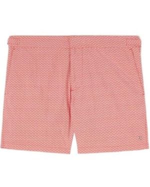 Loro Piana Pattern Swimming Trunks - Pink