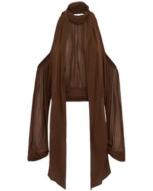 GIUSEPPE DI MORABITO Solidcolor Top - Brown