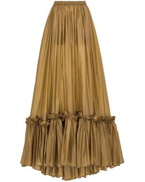 Saint Laurent Jupe En Nylon - Natural