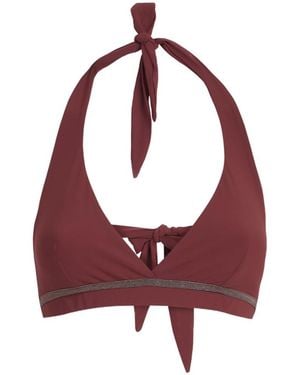 Brunello Cucinelli Monili Bikini Top - Purple
