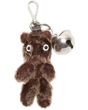 Acne Studios Teddy Bear Keyring - Brown
