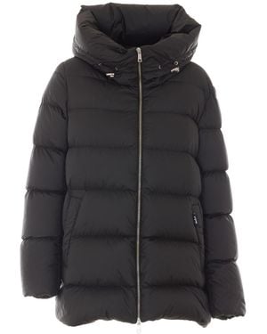 Add Cocoon Hooded Down Jacket - Black