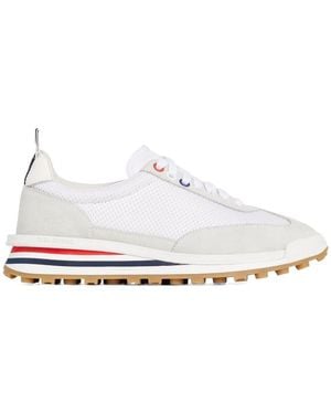 Thom Browne Lace-Up Runner Trainers - White