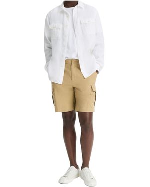 Vince Belt Loop Shorts - White