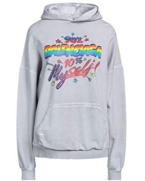 Balenciaga Hooded Sweatshirt - Grey