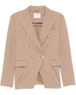 Circolo 1901 Double-Breasted Blazer - Natural