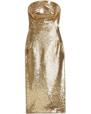Ermanno Scervino Sequined Dress - Natural