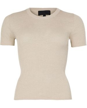 Nili Lotan Short-Sleeved T-Shirt - White