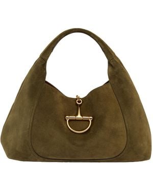 Gucci Softbit Maxi Shoulder Bag - Green