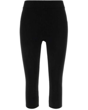 Magda Butrym Capri Knit Trousers - Black