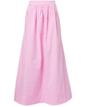 Adriana Degreas Opulence Cotton Maxi Skirt - Pink