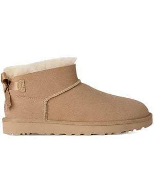 UGG Ultra Mini Bailey Suede Boots - Brown