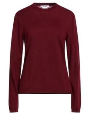 Max Mara Plain Color Sweaters - Red
