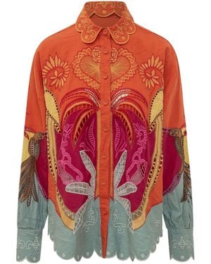 FARM Rio Usiacuri Embroidered Shirt