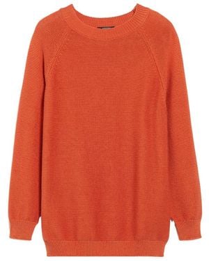 Weekend by Maxmara Wide Round Neck Jumper - Orange