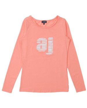Armani Jeans Logo Details T-Shirt - Pink