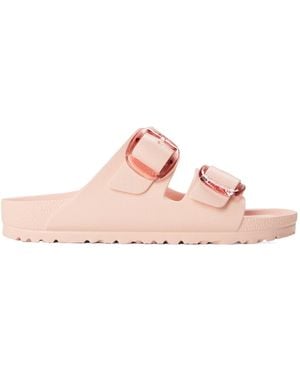 Birkenstock Lightweight Big Buckle Slippers - Pink